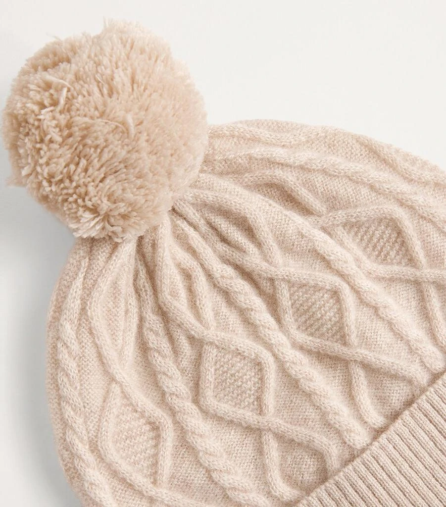 Harrods Cashmere Cable-Knit Beanie (0-24 Months) 3