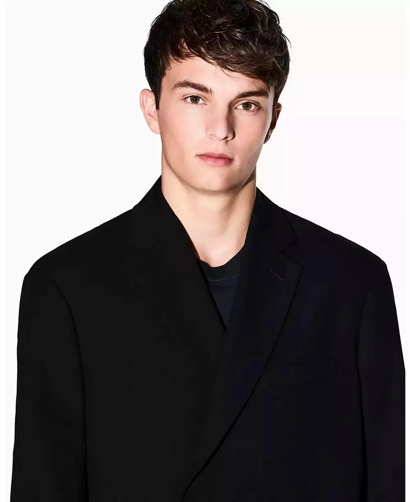 Armani Exchange Men
s Night Lab Wool Double Breasted Blazer 4