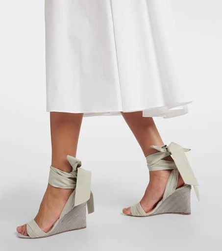 Christian Louboutin Melides Du Desert 85 espadrille wedges 4