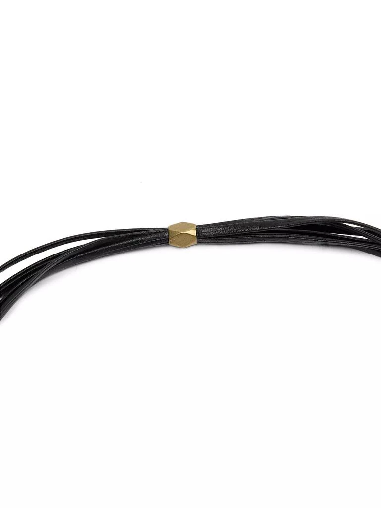 Isabel Marant Goldtone, Leather &amp; Resin Choker 4