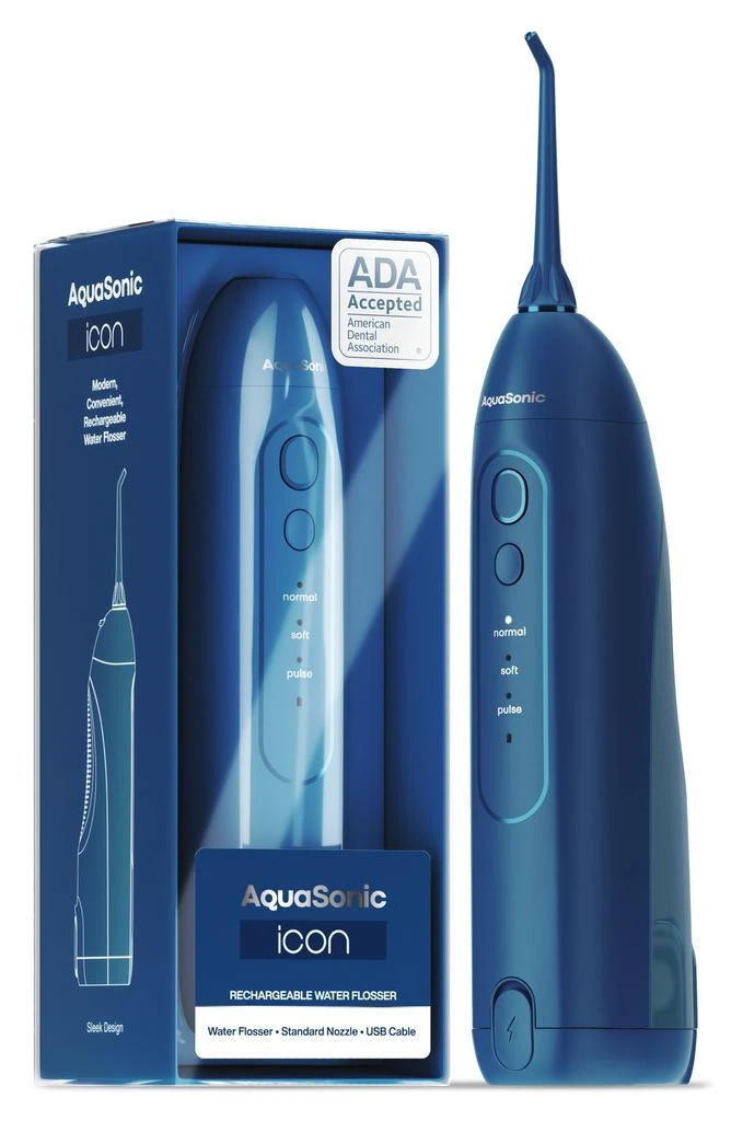 AquaSonic Icon Navy Flosser 1
