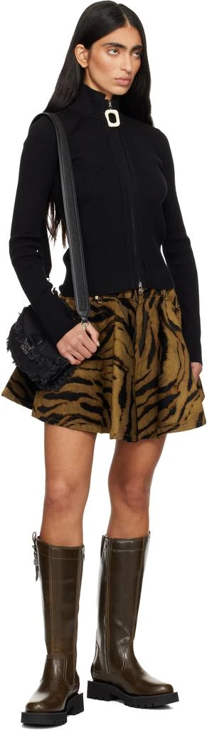 Ganni Black Mini Top Handle Apo-G Bag 4