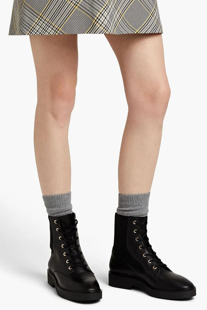 Stuart Weitzman Henley leather combat boots 2