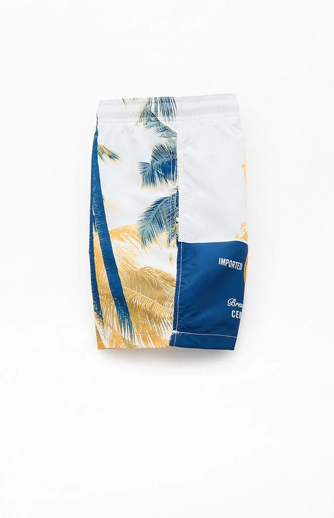 null Corona Palm Trees 4.5" Swim Trunks 3