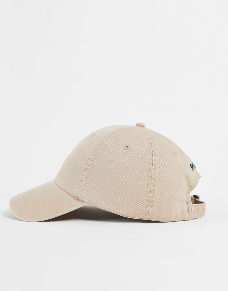 Ralph Lauren Polo Ralph Lauren logo baseball cap in beige 3