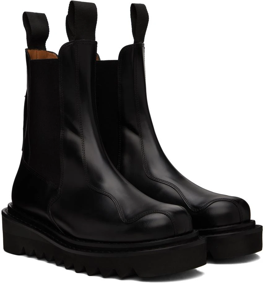 Toga Virilis SSENSE Exclusive Black Chelsea Boots 4
