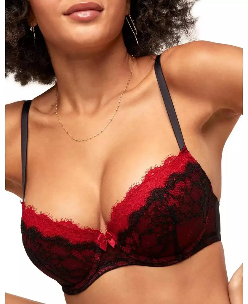 Adore Me Women's Emanuelly Push Up Balconette Bra 2