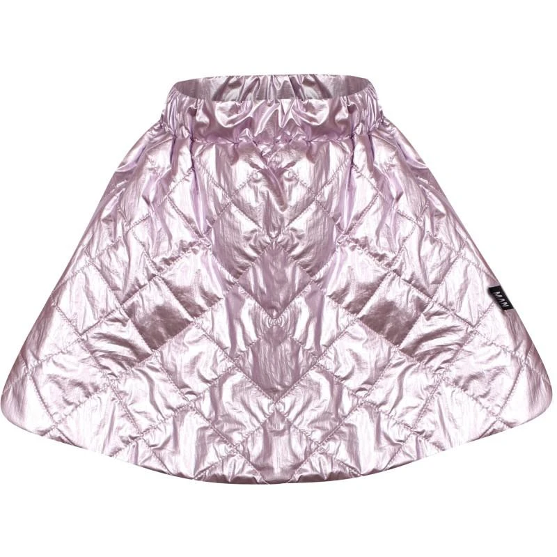 Little Man Happy Metallic quilted skirt in lavender 2