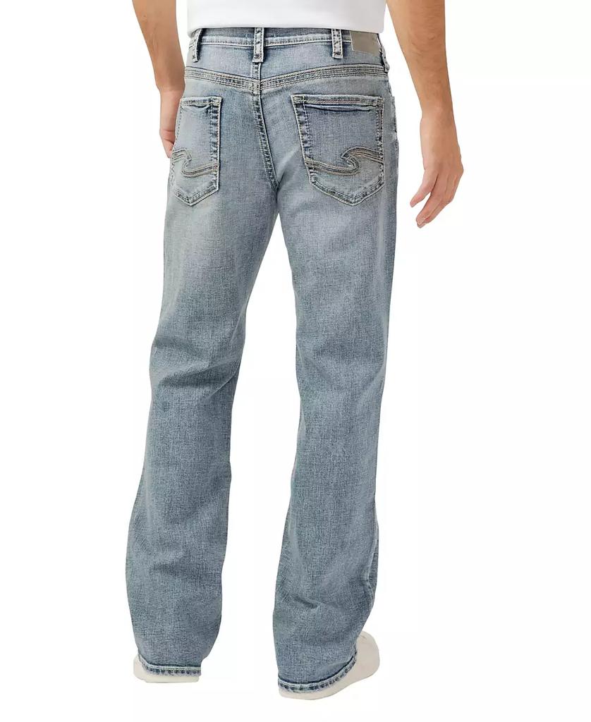 Silver Jeans Co. Men's Zac Relaxed Fit Straight Leg Luxe Heritage Jeans