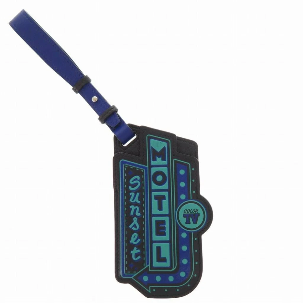 Hermes blue Leather Handbag Charm (Pre-Owned)