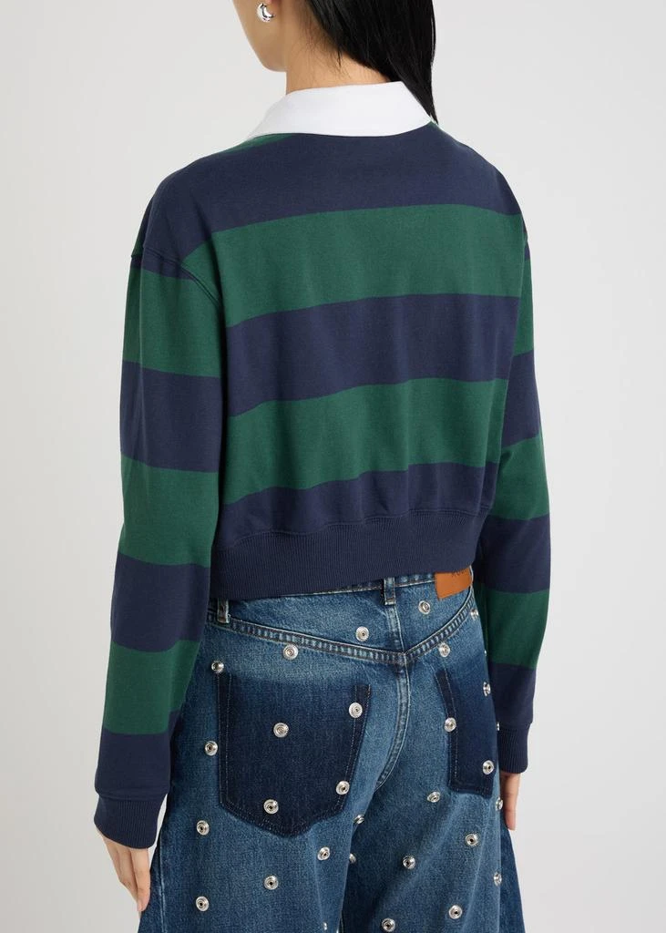 A.W.A.K.E MODE Striped cotton cropped top 3