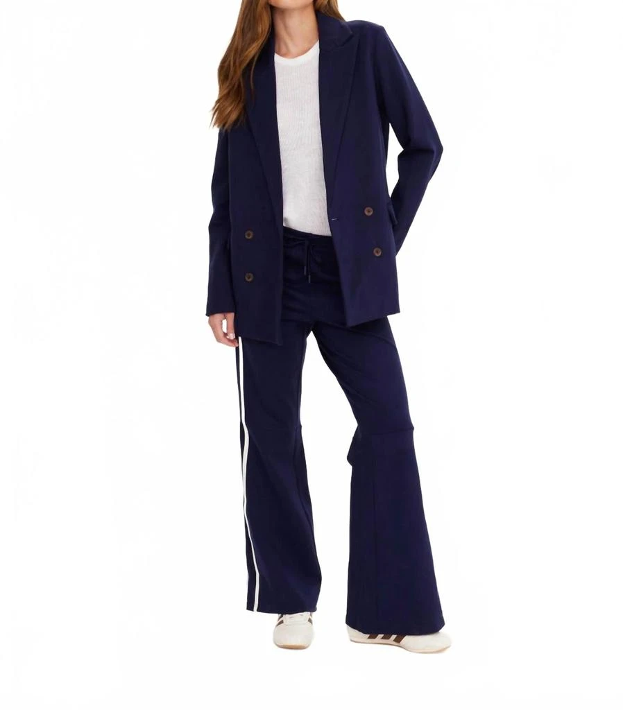 The Upside Double Breasted Blazer In Navy 3