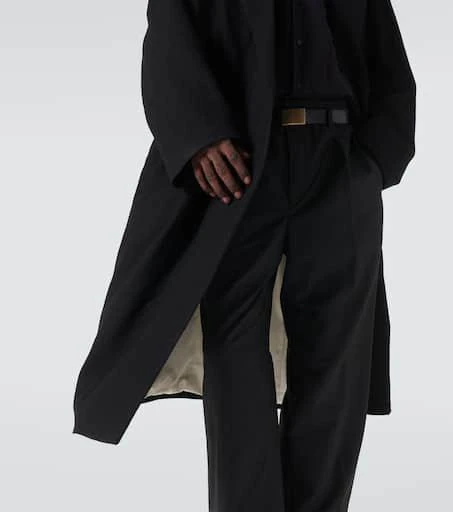 Lemaire Oversized virgin wool twill overcoat 6