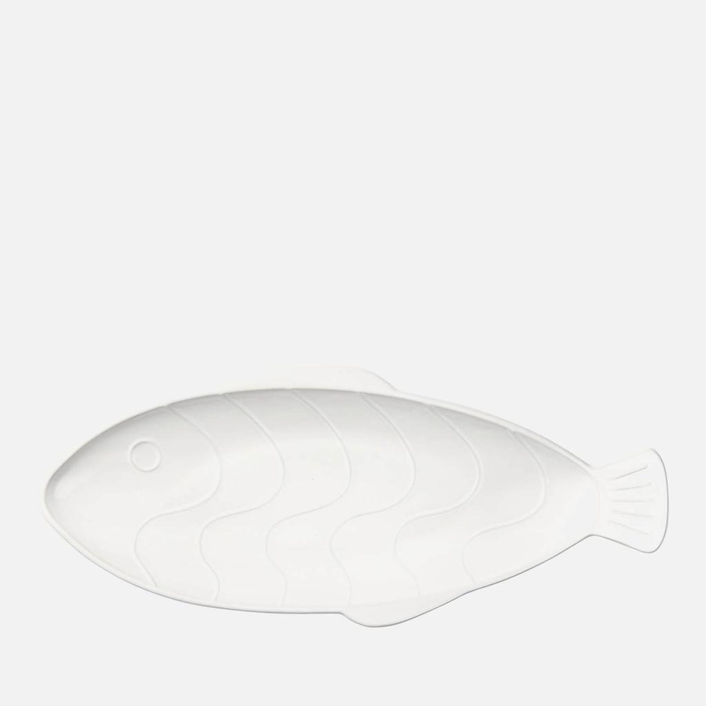 Broste Copenhagen Broste Copenhagen Pesce Narrow Plate - White