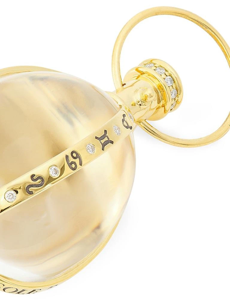 Temple St. Clair Celestial 18K Yellow Gold, Diamond 
Crystal Astrid Amulet 3