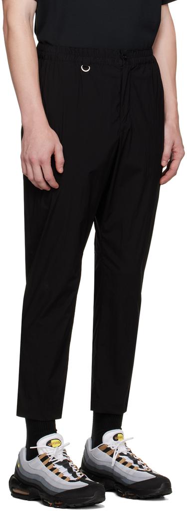 SOPHNET. Black Easy Trousers