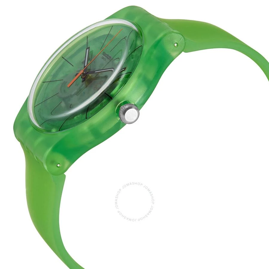 Swatch Kiwi Vibes Quartz Green Transparent Dial Men's Watch SUOG118 2