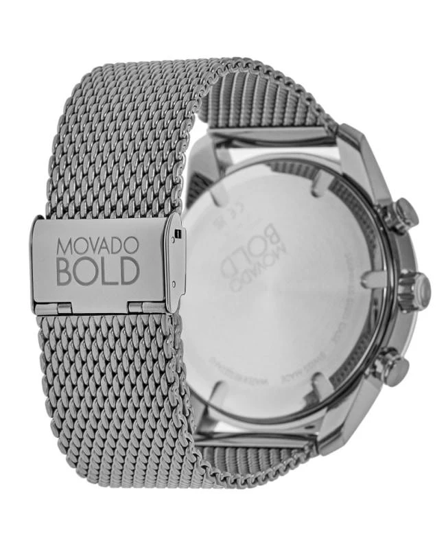 Movado Movado Bold Verso Grey Chronograph Dial Grey PVD Steel Men's Watch 3600910 4