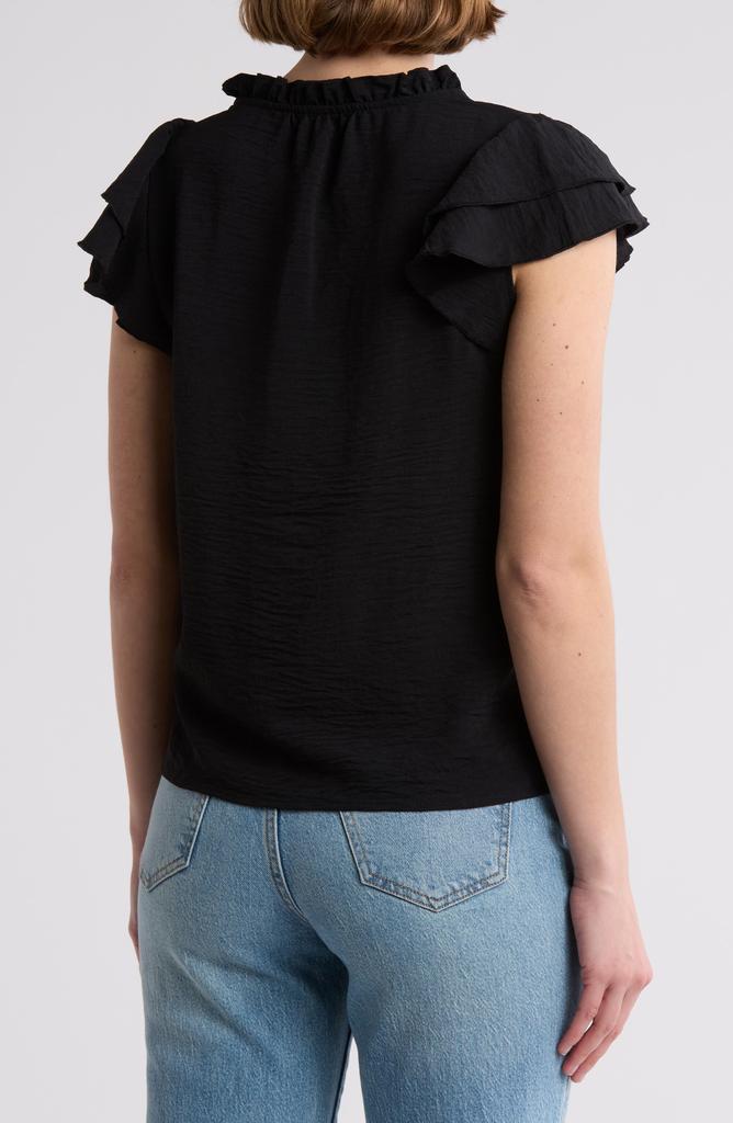 Melrose and Market Ruffle Cap Sleeve Top