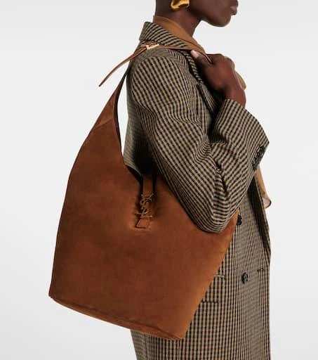 Yves Saint Laurent Le 5 à 7 suede bucket bag 2