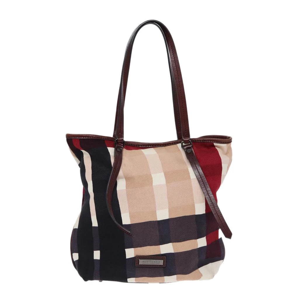 Burberry Canvas Tote Bag (Pre-Owned) 1
