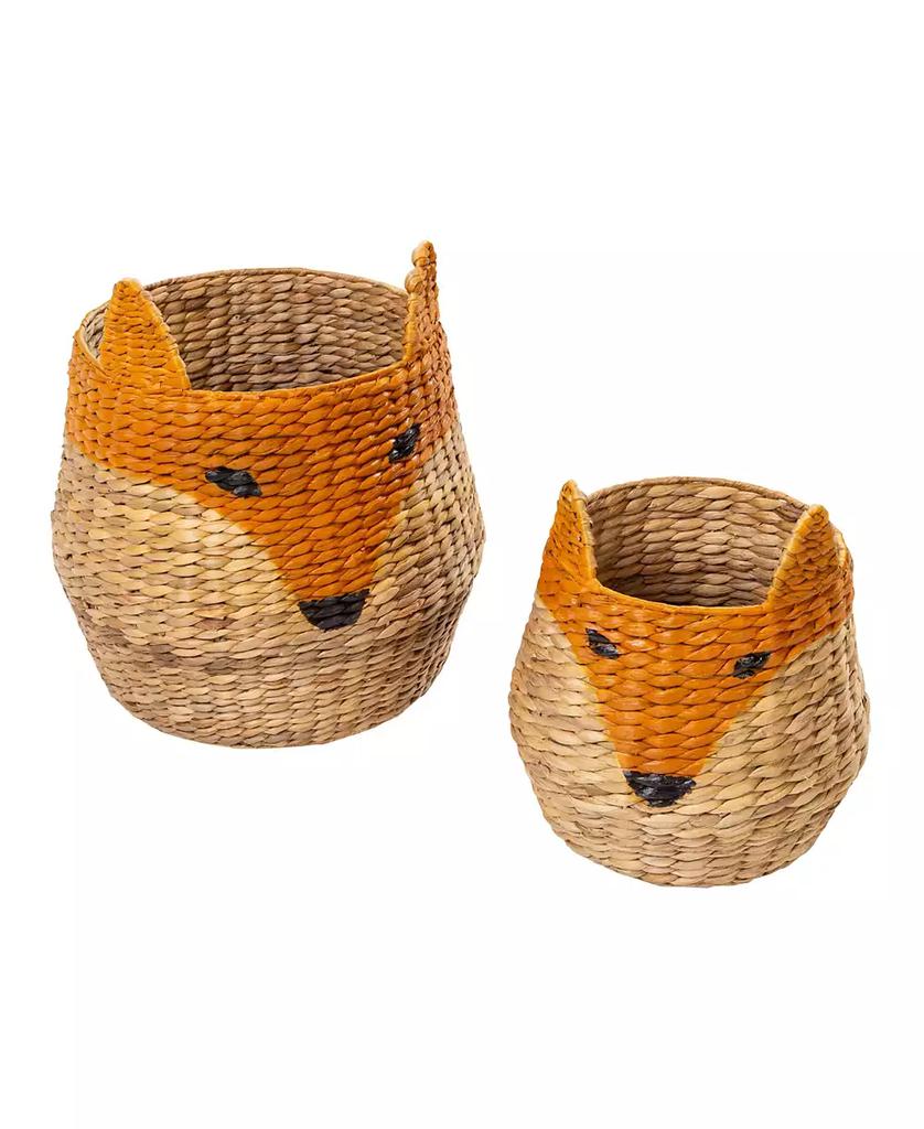 Honey Can Do Fox Shaped Storage Baskets, Set of 2