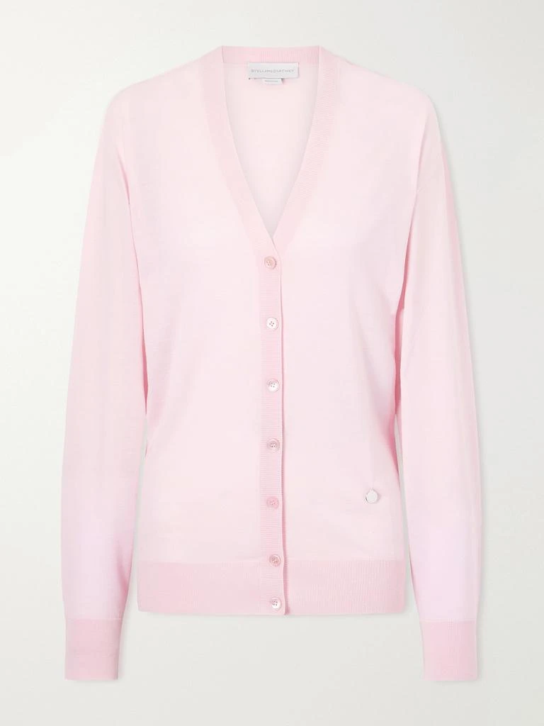 Stella McCartney Virgin Wool Cardigan - Baby pink