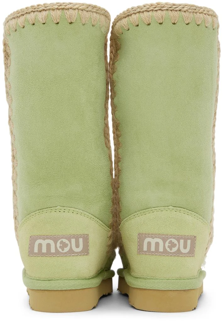 Mou SSENSE Exclusive Kids Green Boots 2
