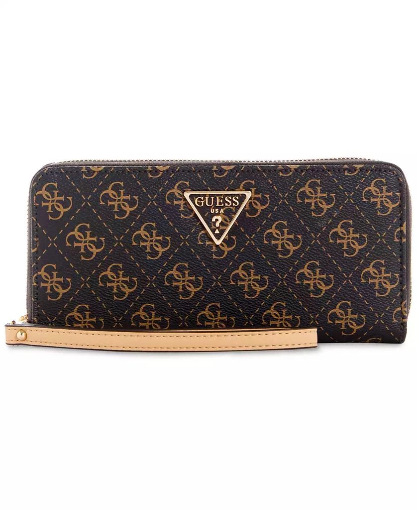 Shop Laurel Large 4G Monogram Zip Around Wallet on Sale at