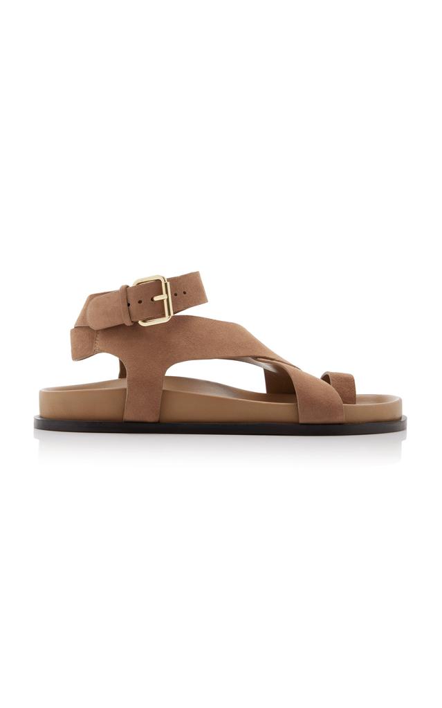 A.Emery A.Emery - Jalen Suede Sandals - Tan - IT 35 - Moda Operandi