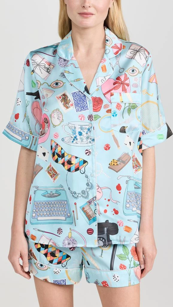 Karen Mabon Agatha Christie Murder Mystery Short Sleeve PJ Set 6