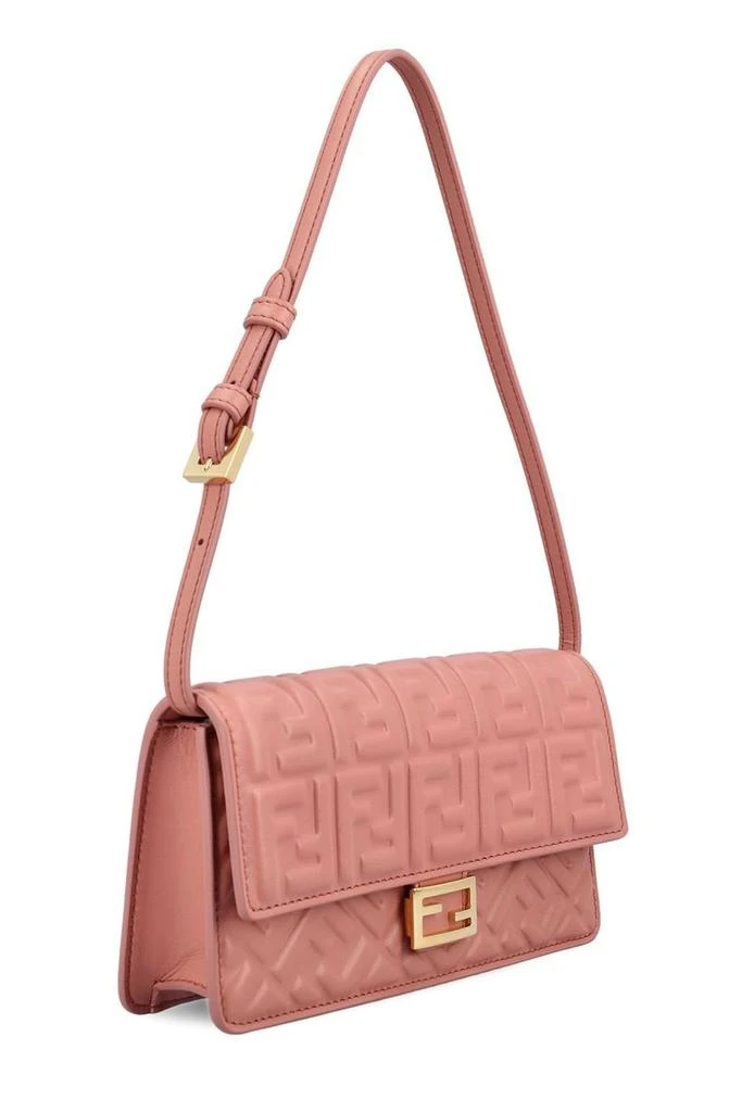 Fendi Fendi Baguette FF Embossed Chain-Linked Wallet 3