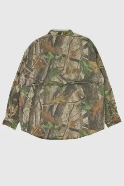 Urban Outfitters Vintage Real Tree Camo Button-Down Shirt 2