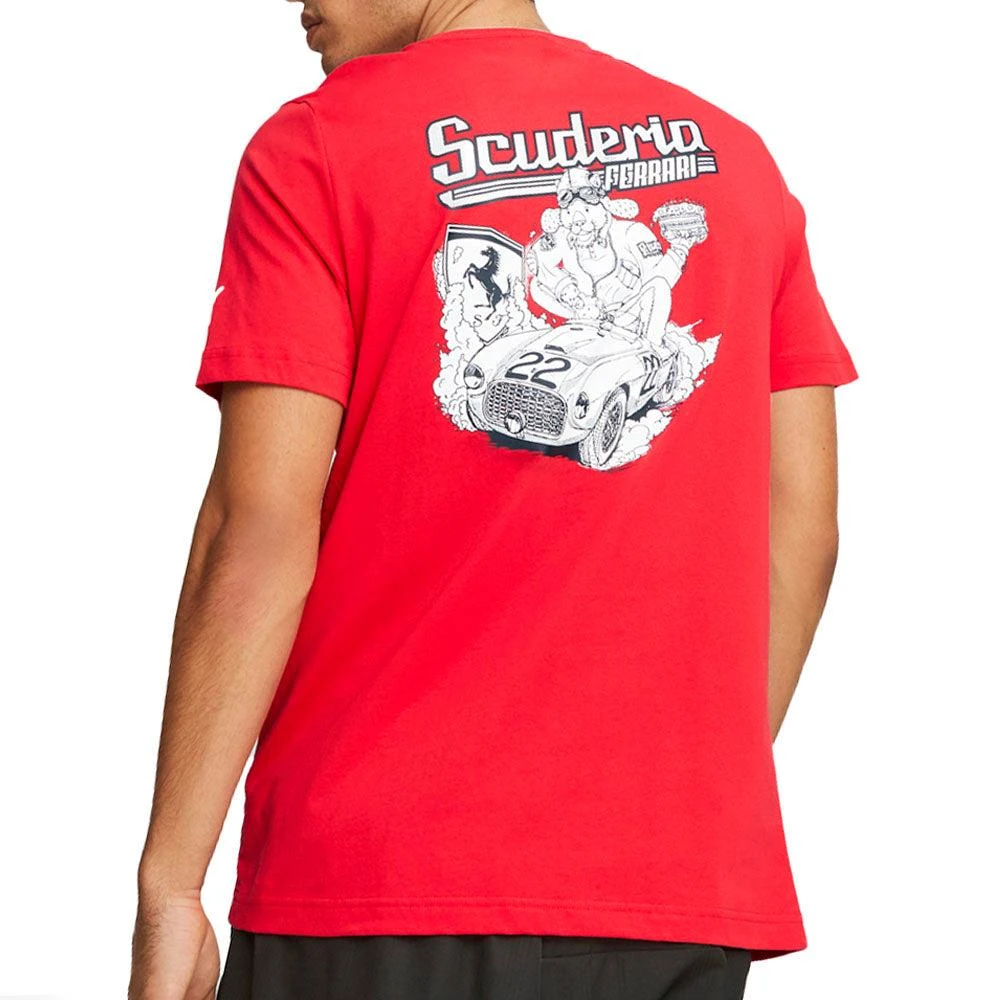 Puma Scuderia Ferrari Race Graphic Crew Neck Short Sleeve T-Shirt 2