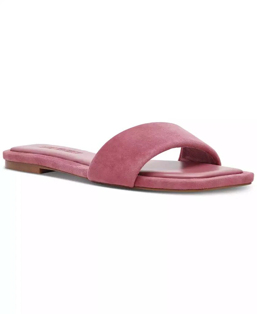 Pink Steve Madden Fur Slides Macy's Women's Lumina Flat Slide