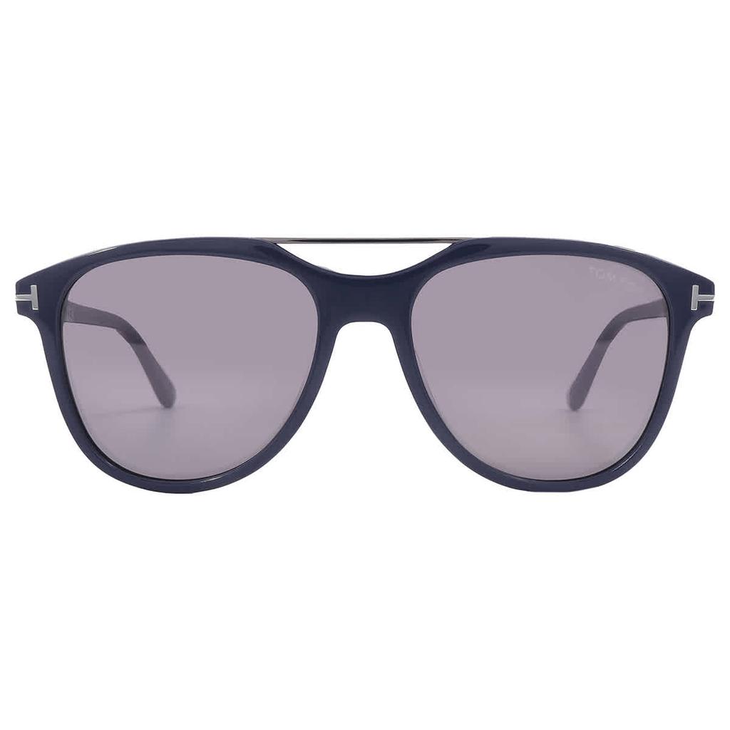 Tom Ford Damian Smoke Mirror Pilot Men's Sunglasses FT1098 90C 54