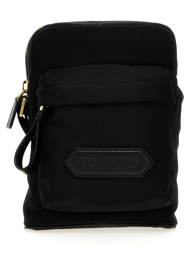 Tom Ford Tom Ford Logo Nylon Crossbody Bag 1