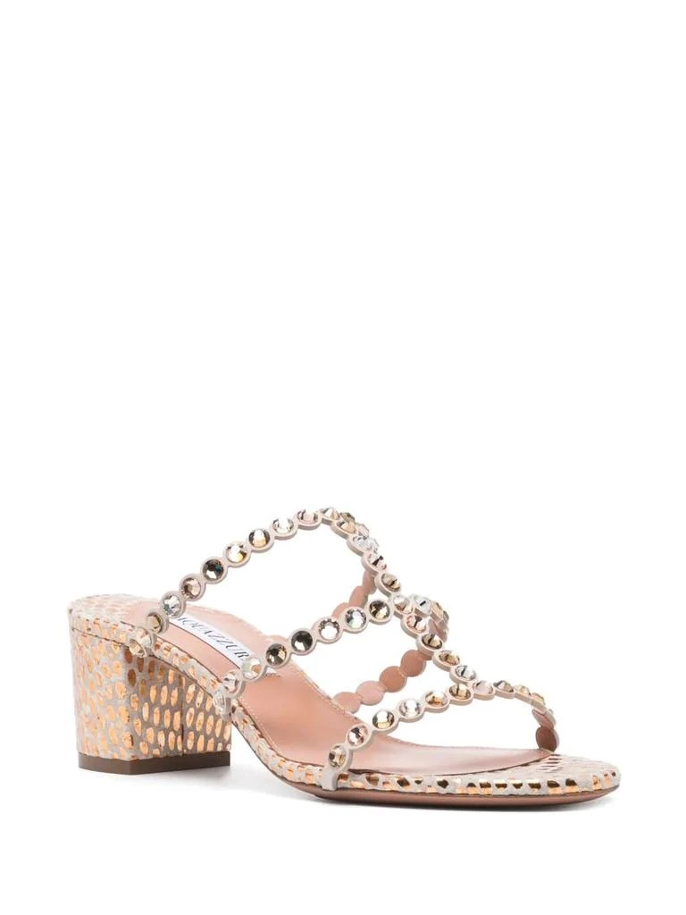 Aquazzura CRYSTAL-EMBELLISHED TEQUILA SANDALS 50 2