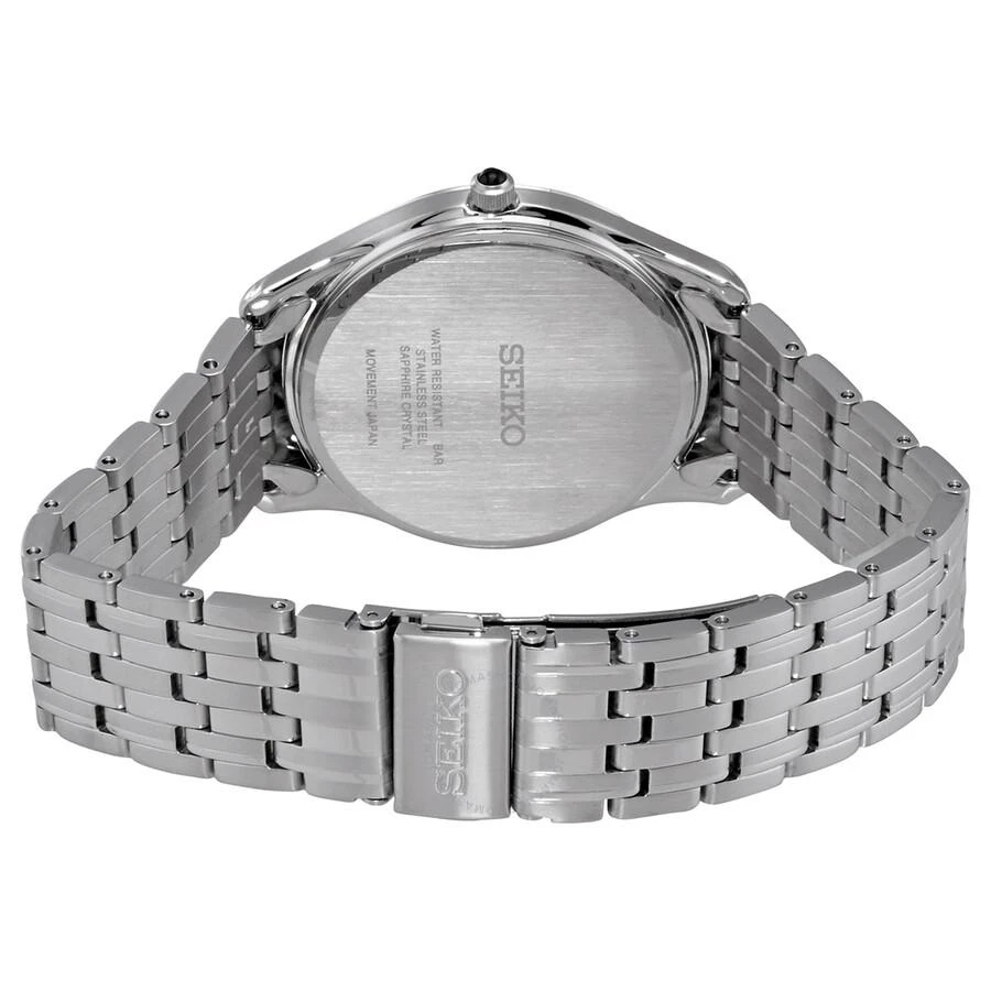 Seiko Quartz Cream Dial Stainless Steel Men's Watch SRK047P1 3