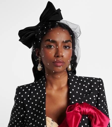 Valentino Bow-detail embellished headband 4