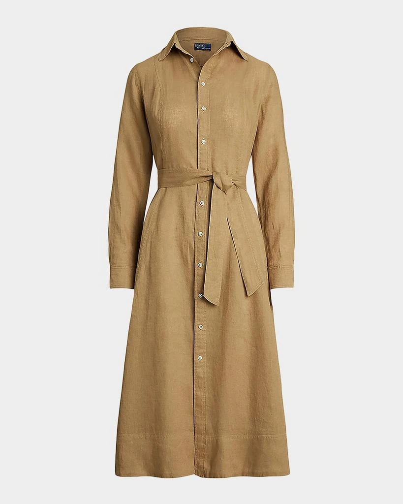 Ralph Lauren Belted Linen Shirtdress 1