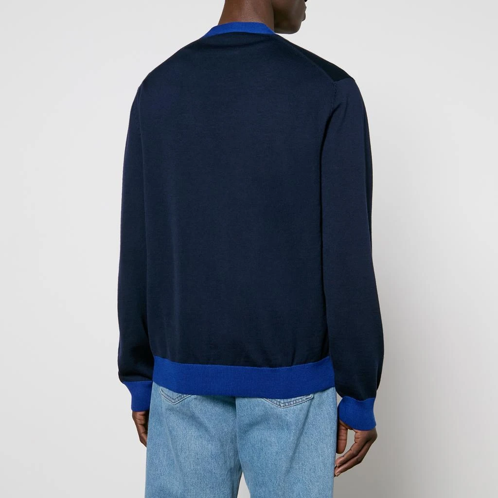Maison Kitsune Baby Fox Patch Wool Cardigan 2