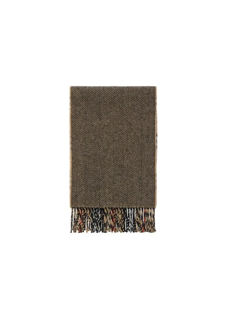 Burberry Reversible check cashmere wool scarf 9