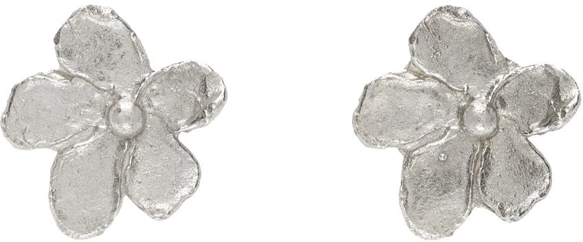 ELHANATI Silver Conie Vallese Edition Small Flower Earrings 1