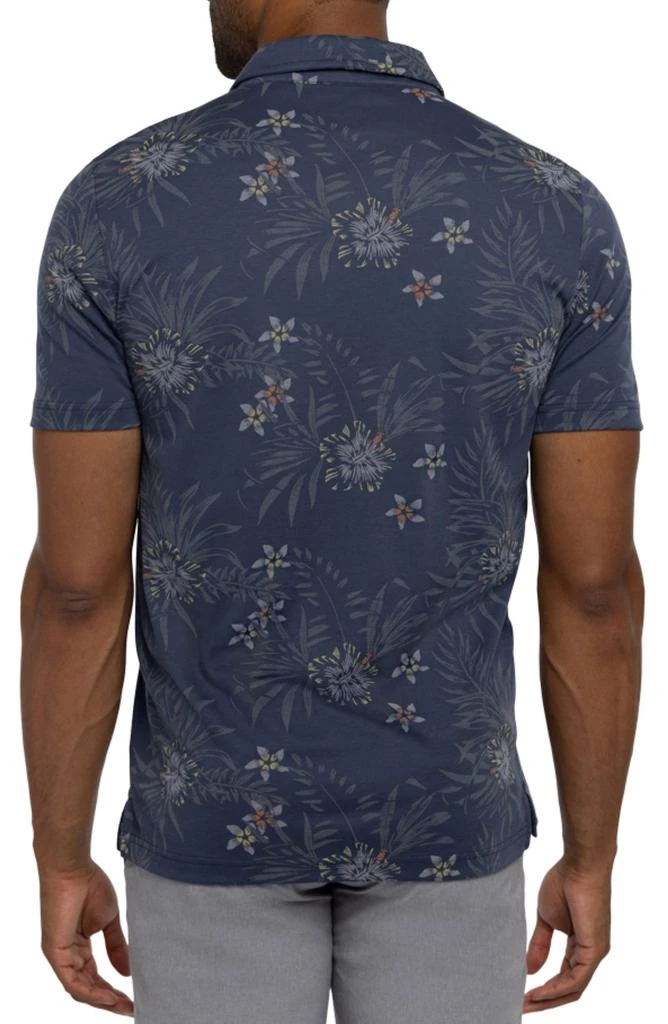 Travis Mathew Calmer Waters Floral Piqué Polo 2