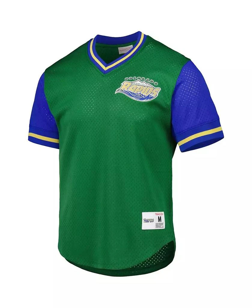 Mitchell & Ness Men's Green Colorado Rapids Mesh V-Neck T-Shirt 2