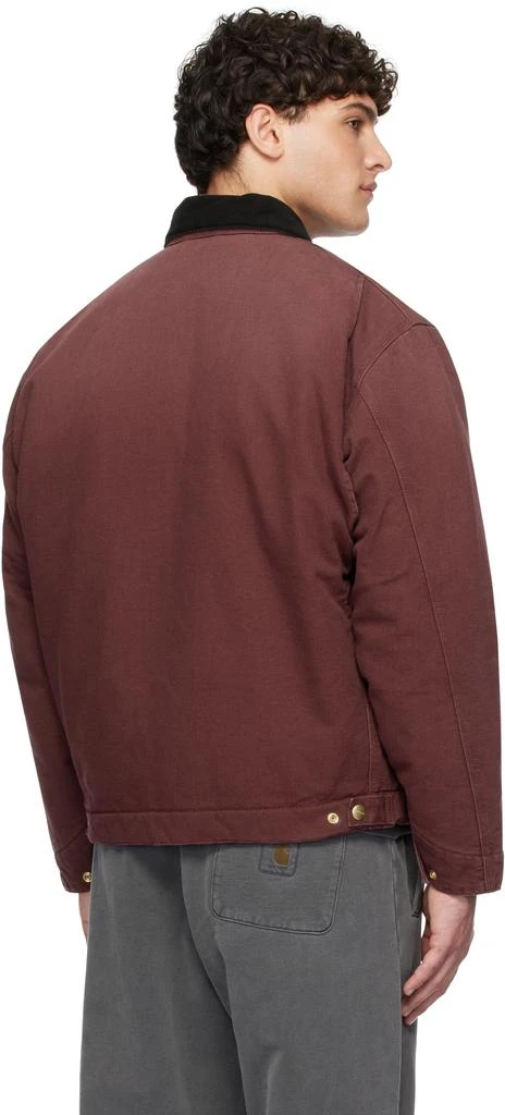 Carhartt WIP Burgundy Winter OG Detroit Jacket 3