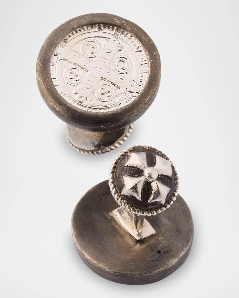 Armenta Men's Romero Cufflinks in Sterling Silver 3