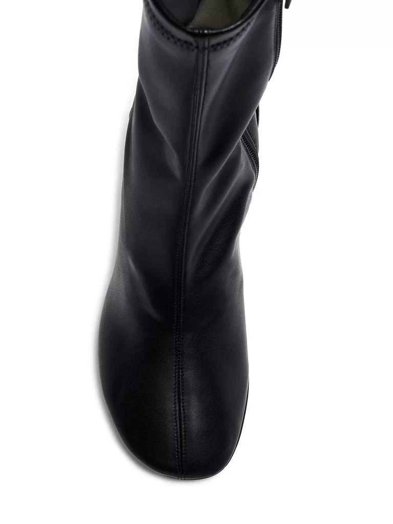 courreges 424 Oblique-Strap Ankle Boots 5