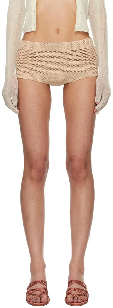 Isa Boulder Beige Tense Shorts 1